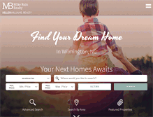 Tablet Screenshot of homesearchwilmingtonnc.com